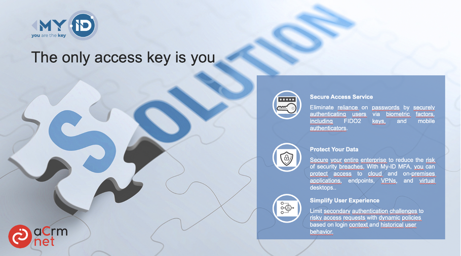 My ID The only access key is you